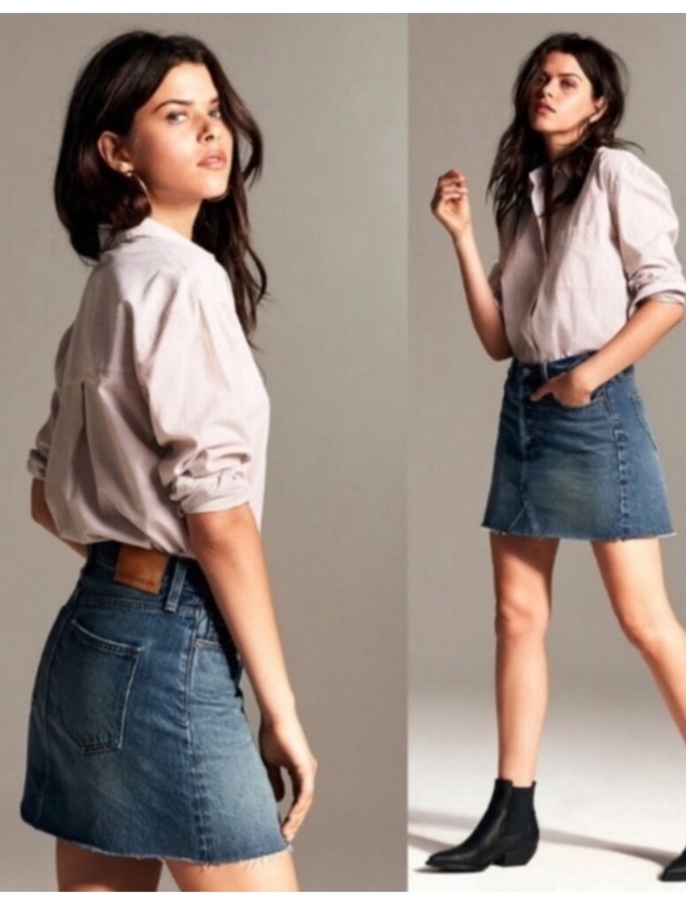 Denim Forum — Aritzia — Edie Mini Skirt — Size 27